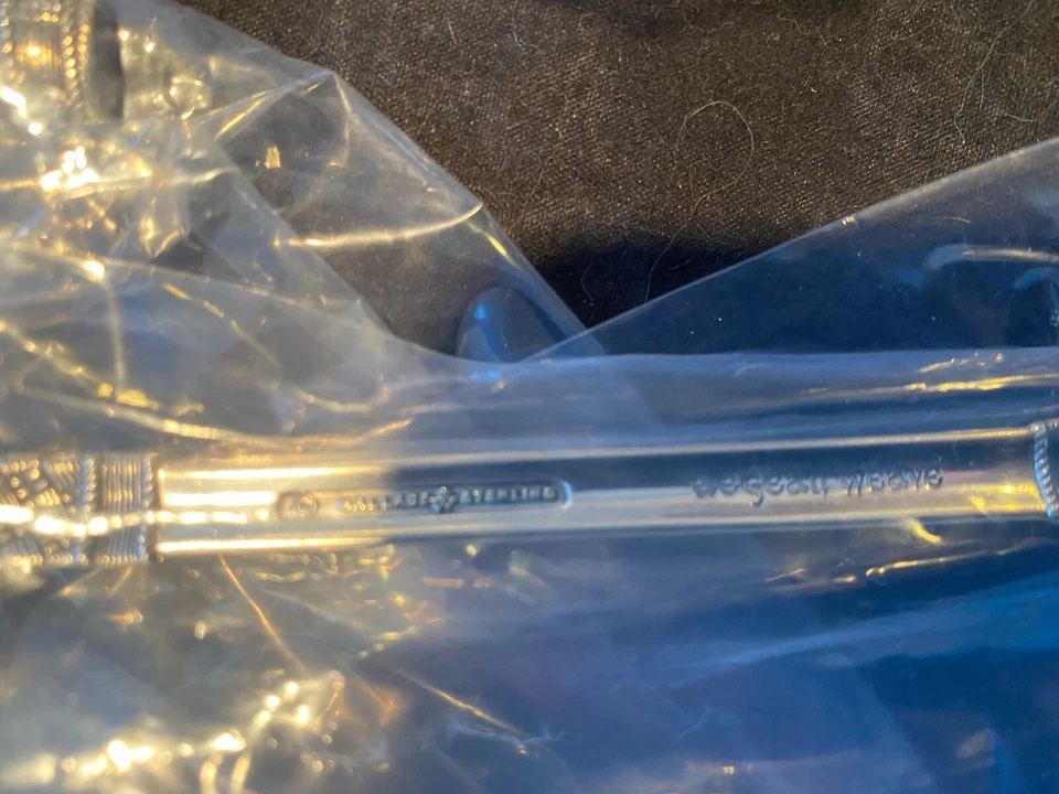 JUEGO DE 6 CUCHARADITAS CUBIERTOS TEJIDO EGEO ESTERLINA TODO POR 1 OFERTA Foto 3 de 4