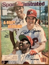 Tony Perez : Pete Rose : Joe Morgan - Signed / Autographed - Sports Illustrated