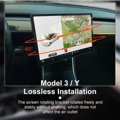 Screen Rotation Bracket Holder For Tesla Model 3/Y Car Central Control Auto