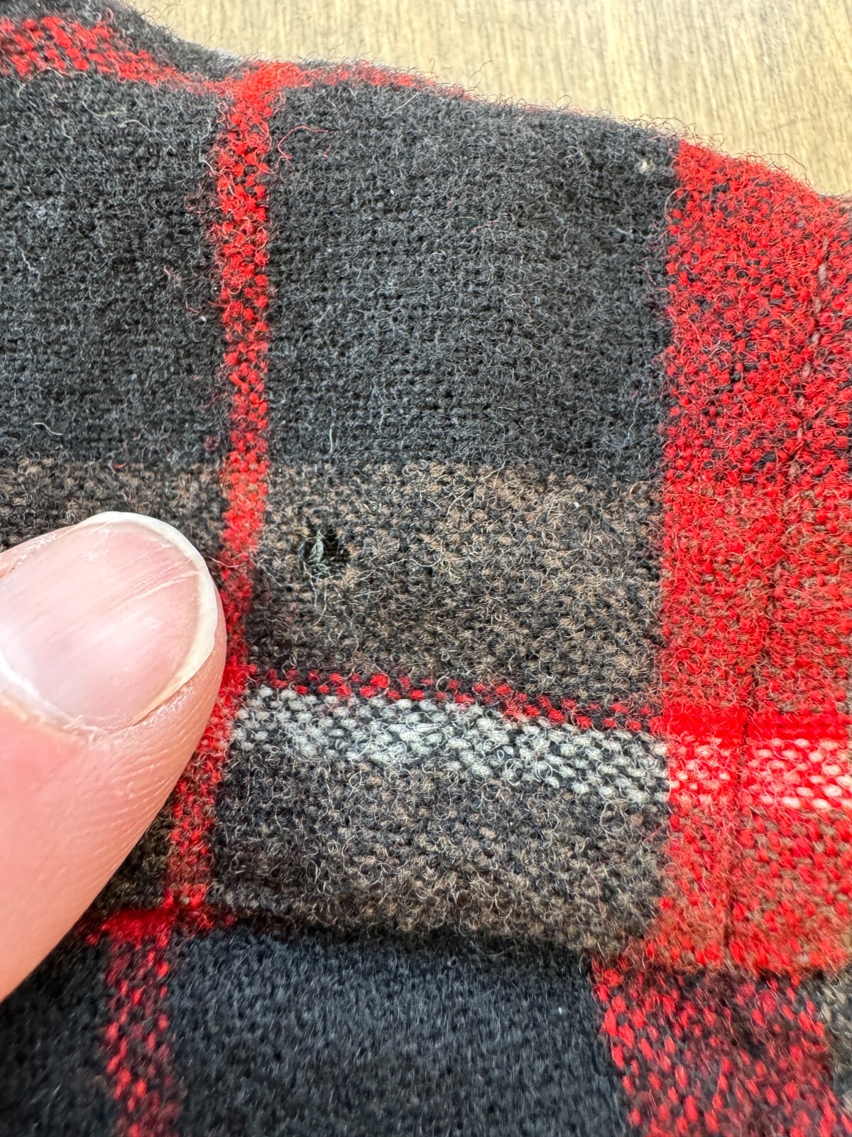 VTG Pendleton Pure Virgin Wool Button Up Flannel … - image 16