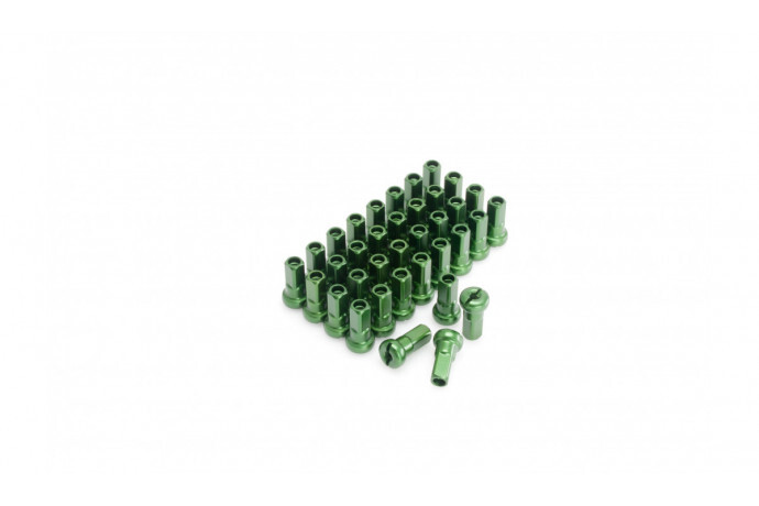 Mamelons de rayons ZETA vert pour renforcer la roue YAMAHA