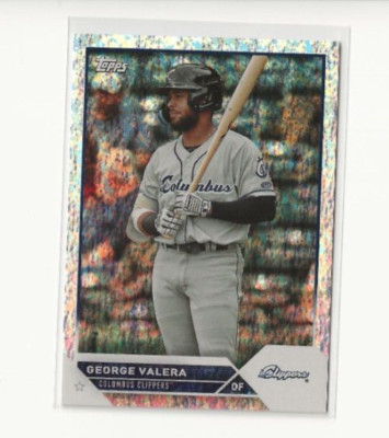 George Valera 2023 Pro Debut Sparkle Foil 048/175 #PD-64 Cleveland Guardians