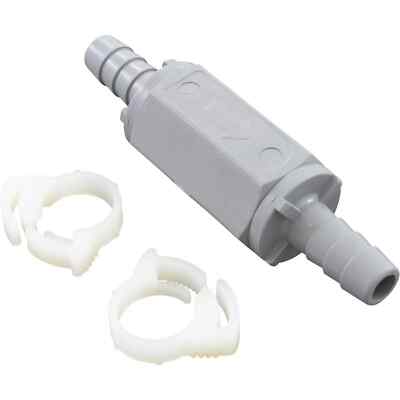 Rola-Chem 521160, Check Valve, PVC In-Line, 3/8'' Barb, RC-521160