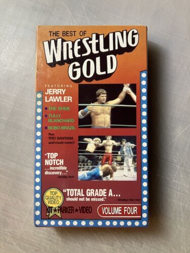 The Best of Wrestling Gold Volume 4 (VHS,1990) WWE/WWF Iron Shiek NEW SEALED