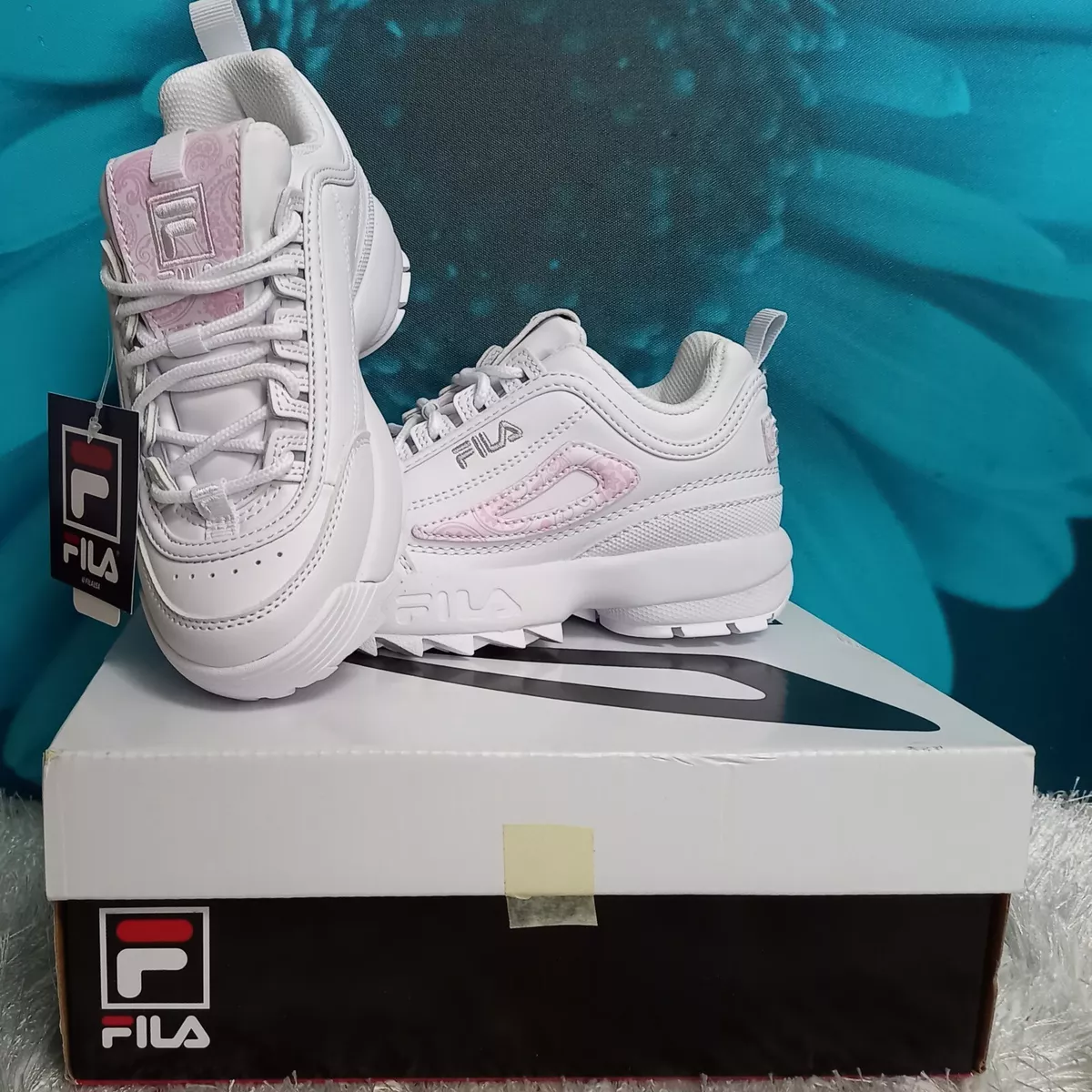 Fila disruptor 2 pink white outlet