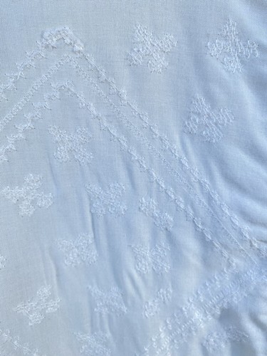 NEW ZARA OFF White EMBROIDERED SHIRT BUTTON DOWN GIRL Long Sleeve 13 14 Y 5954K - 第 6/9 張圖片