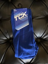 New w/original package TCK Sports Over-Calf Soccer Royal Blue Socks LARGE Unisex