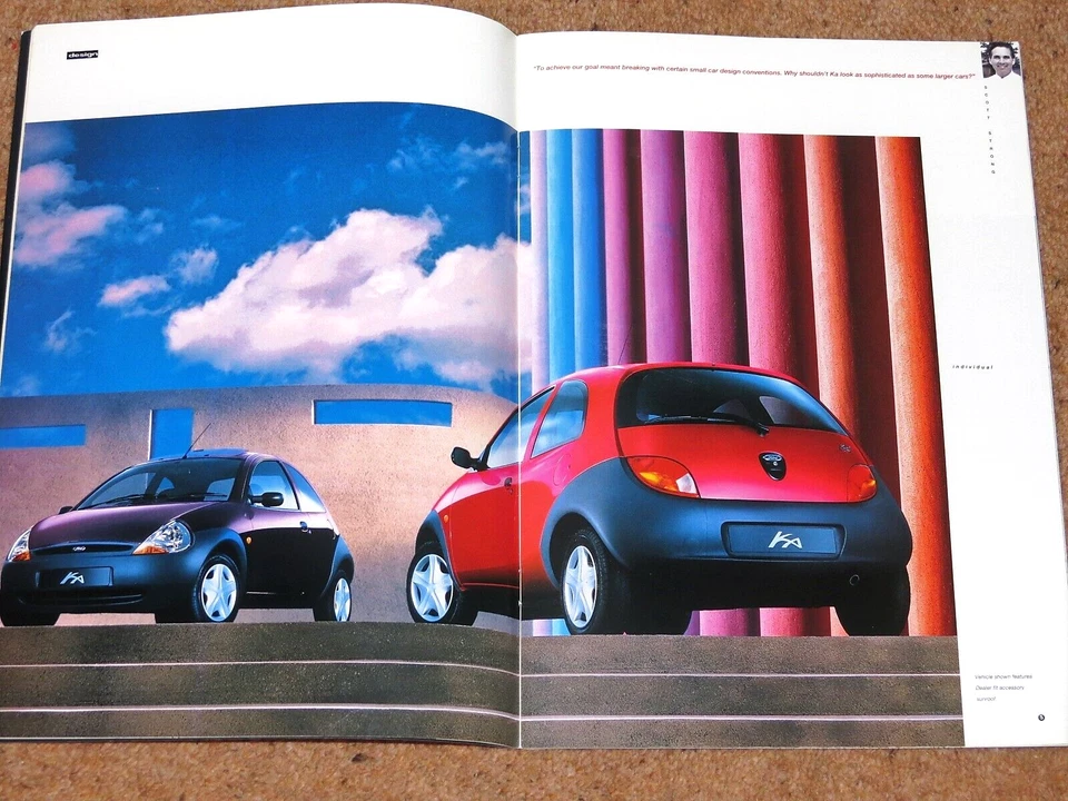 1997 FORD KA Sales Brochure - Ka, Ka2, Ka3, Coours, Accessories - Very Good - Image 4 of 4