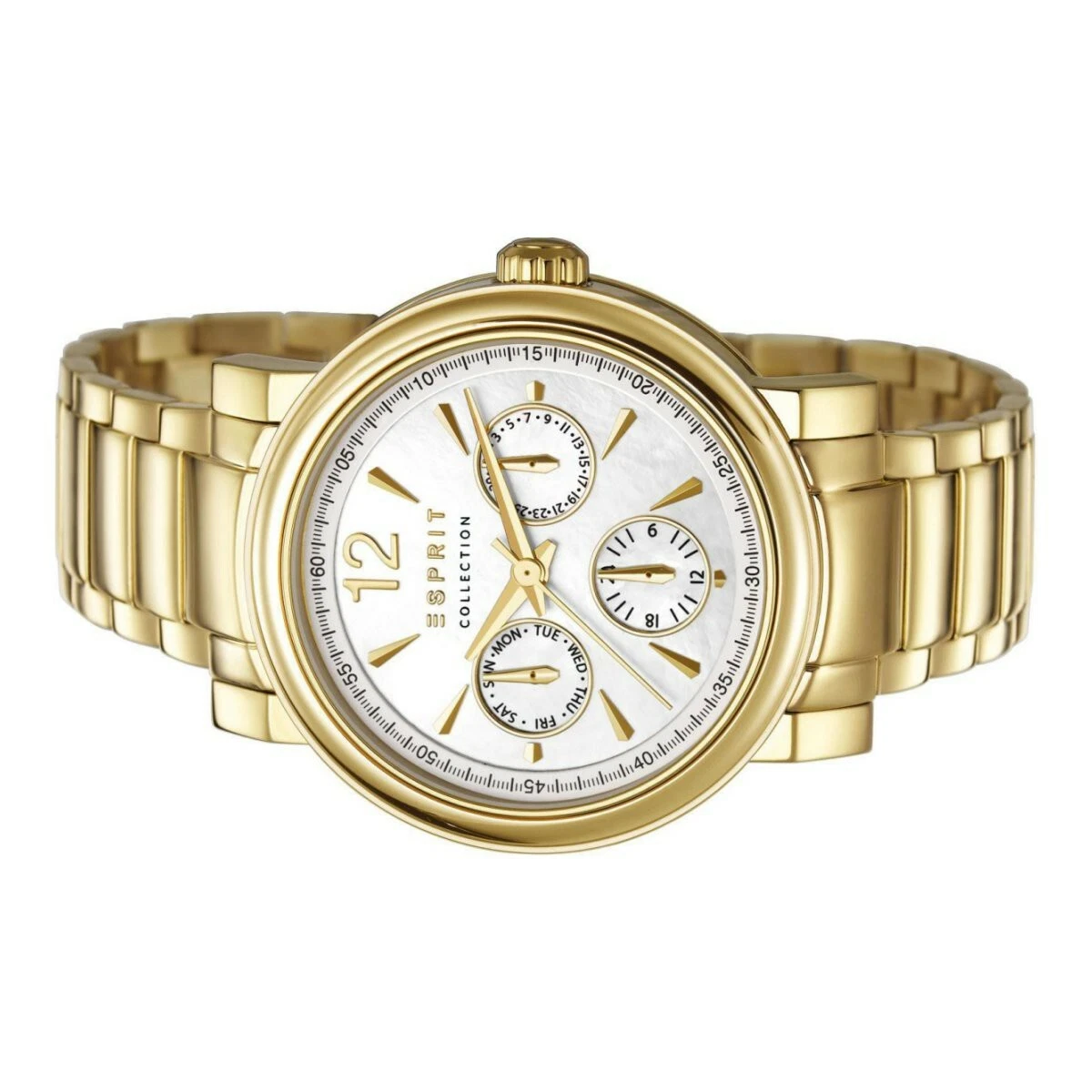 Esprit Collection Women s Watch Wrist Penia Stainless Steel Gold EL102032F06 1