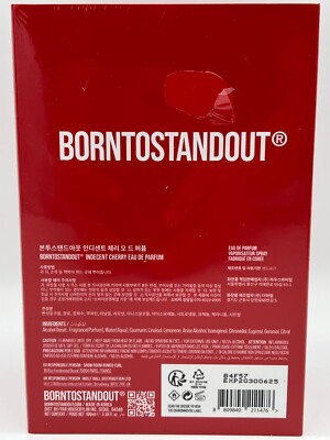 BORNTOSTANDOUT Indecent Cherry EDP 100ml / 3.4 oz Sealed Authentic