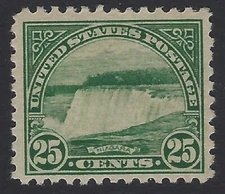 U.S. Sc.# 568 - p. 11, Flat Plate Issue of 1922 - Mint OG H             (P-4318)