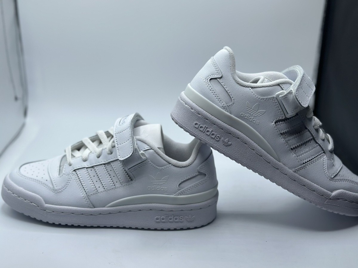 Size 4 - adidas Forum Low Triple White for sale online | eBay