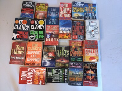 Tom Clancy 21 x Vintage Taschenbuch Konvolut