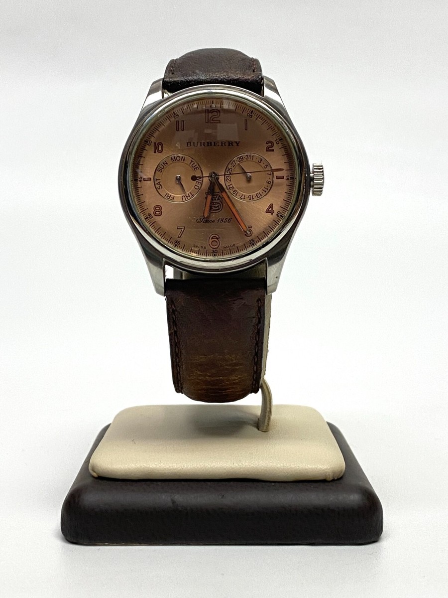 Leather Strap Burberry Britain Automatic Review Burberry Women's