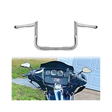 12" Rise Handlebar for Harley Touring 1986-2023, Chrome, 1-1/4"