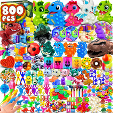 800Pcs Bulk Fidget Toys Kids Treasure Box Classroom Prize Fillers