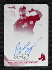 2016 Bowman's Best of Printing Plate Magenta 1/1 Rafael Devers #B16-RD Auto 1v3