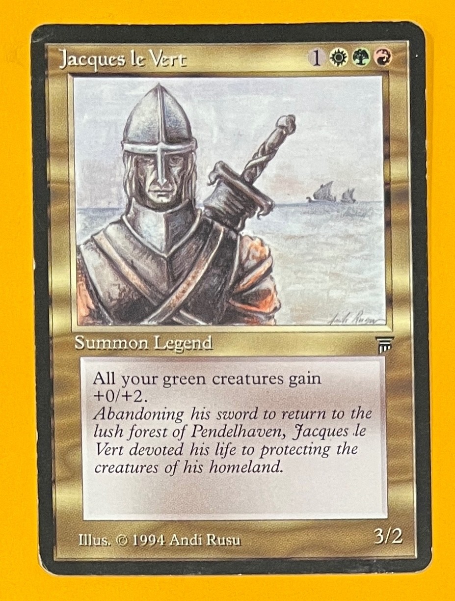 MTG JACQUES LE VERT Legends (OldManMTG 012-710)
