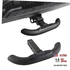 Towing Hitch Step for 2" Receivers Rear Bumper Guard Protector Step Black