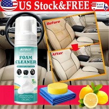 150ML Car Interior Nano Foam Cleaner Spray No  Rinse Stain  Dirt Deep Remover US