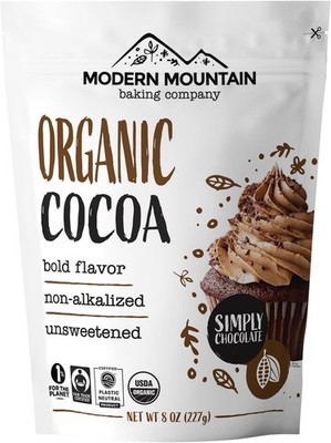Organic Cocoa Powder (8 oz) Premium Cocoa, Bold Rich Flavor,  for Baking, Fair