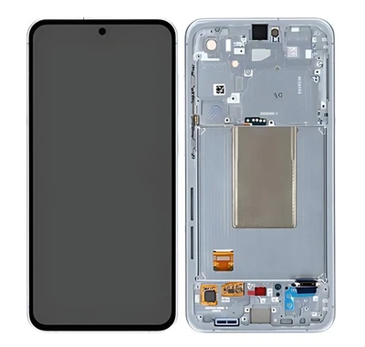 Original Samsung Galaxy S24 FE S721B Display Touchscreen Bildschirm Rahmen Gelb