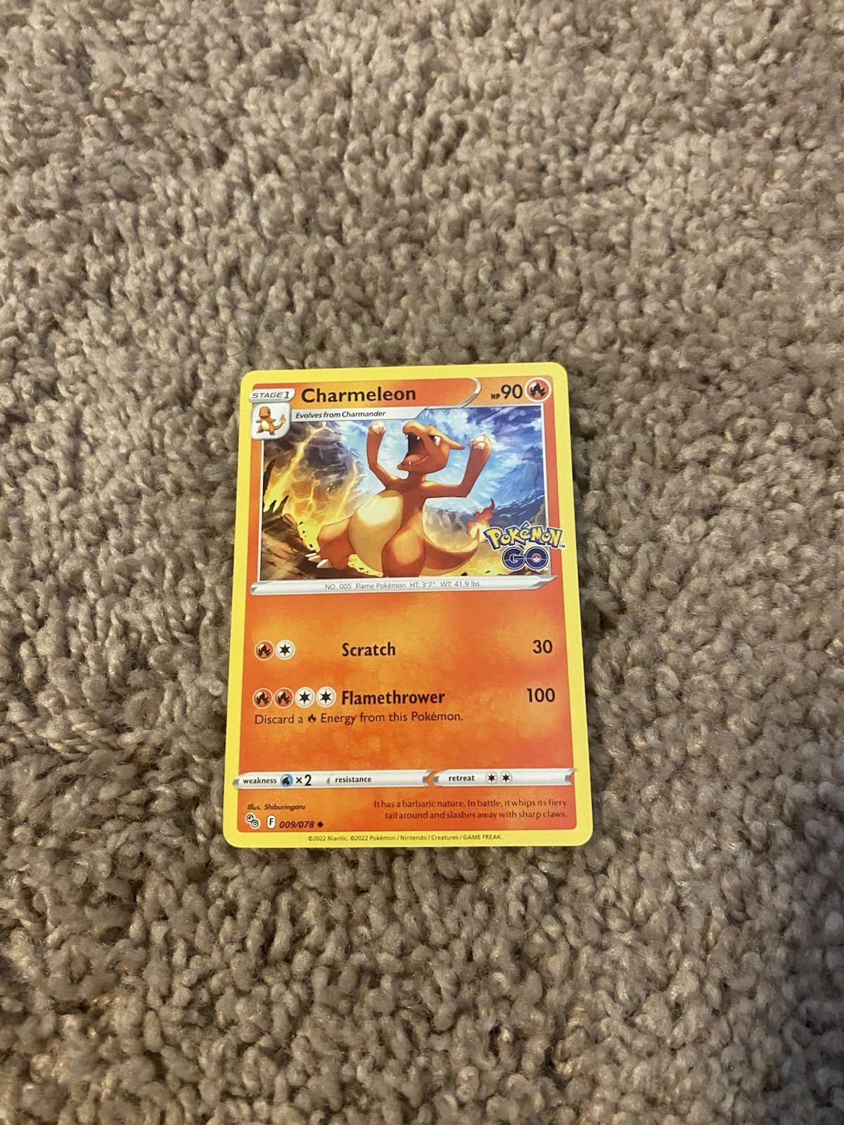 Charmeleon 009/078 Pokémon GO Regular