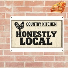 Farm Fresh Butt Nuggets Funny Chicken Gifts Tin Metal Sign Farmhouse Decor