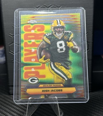 2025 Topps Chrome - Power Players Josh Jacobs #PP-20 Refractor