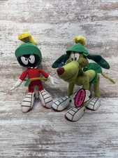 MARVIN THE MARTIAN  K-9 DOG Bendable 12in.Plush Toys-Vintage Plush LOONEYTUNES
