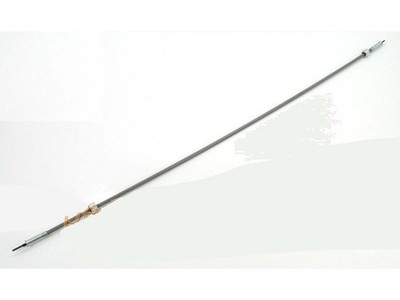 Tacholeitung 700mm grau Gewinde M10 Vierkant 2mm für Java 25 Mofa Moped