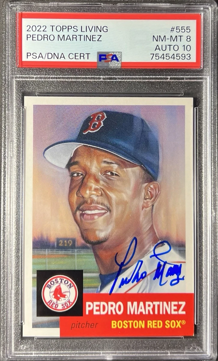 Topps Pedro Martinez Baseball Autographed Sports Trading Cards 
