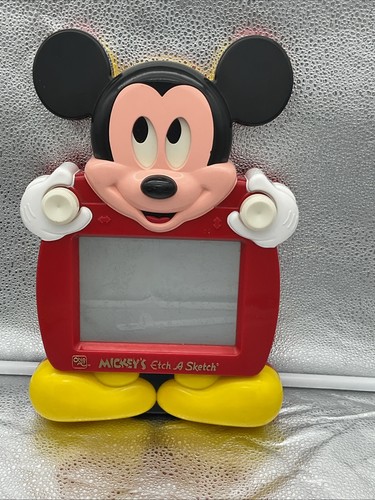Vintage 1991 Ohio Art Disney Mickey Mouse Etch A Sketch with Moving Eyes