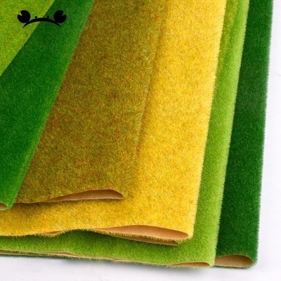 Architectural Layout Artificial Lawn Carpet Model Grass Mat for Kids Playing
