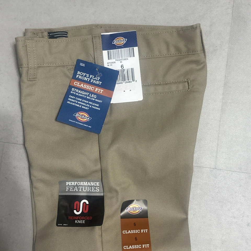 Pantalón Dickies Pierna Recta Niños Ajuste Clásico Kp123DS Foto 3 de 4