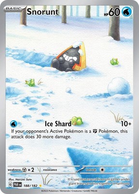 Pokemon Schneppke Snorunt - 188/182 - SV04: Paradox Rift German