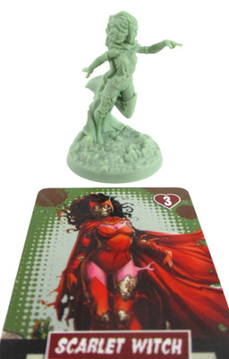 MARVEL ZOMBIES: Heroes Resistance SCARLET WITCH Zombie Mini & Card NEW!!