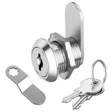 Cabinet Locks with Keys, 5/8" Cam Lock, Keyed Alike for Mailbox, RV, Toolbox