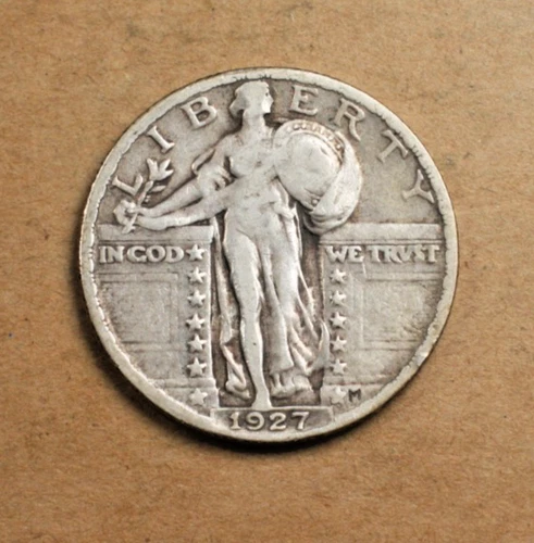 1927-p Liberty Head Quarter 25c VF