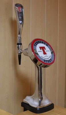 Tennent's Pump Bar Man Cave Beer Font Tap Draft Beer Tower