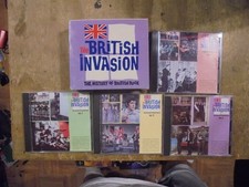 The British Invasion 4 CD Box Set The History of British Rock Rhino R2 72008