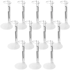 12 Pcs Doll Stand Action Figure Stands with Expandable Waist Wire for 8" to 1...