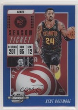 2018-19 Panini Contenders Optic Season Ticket Blue Prizm 73/99 Kent Bazemore 7ut