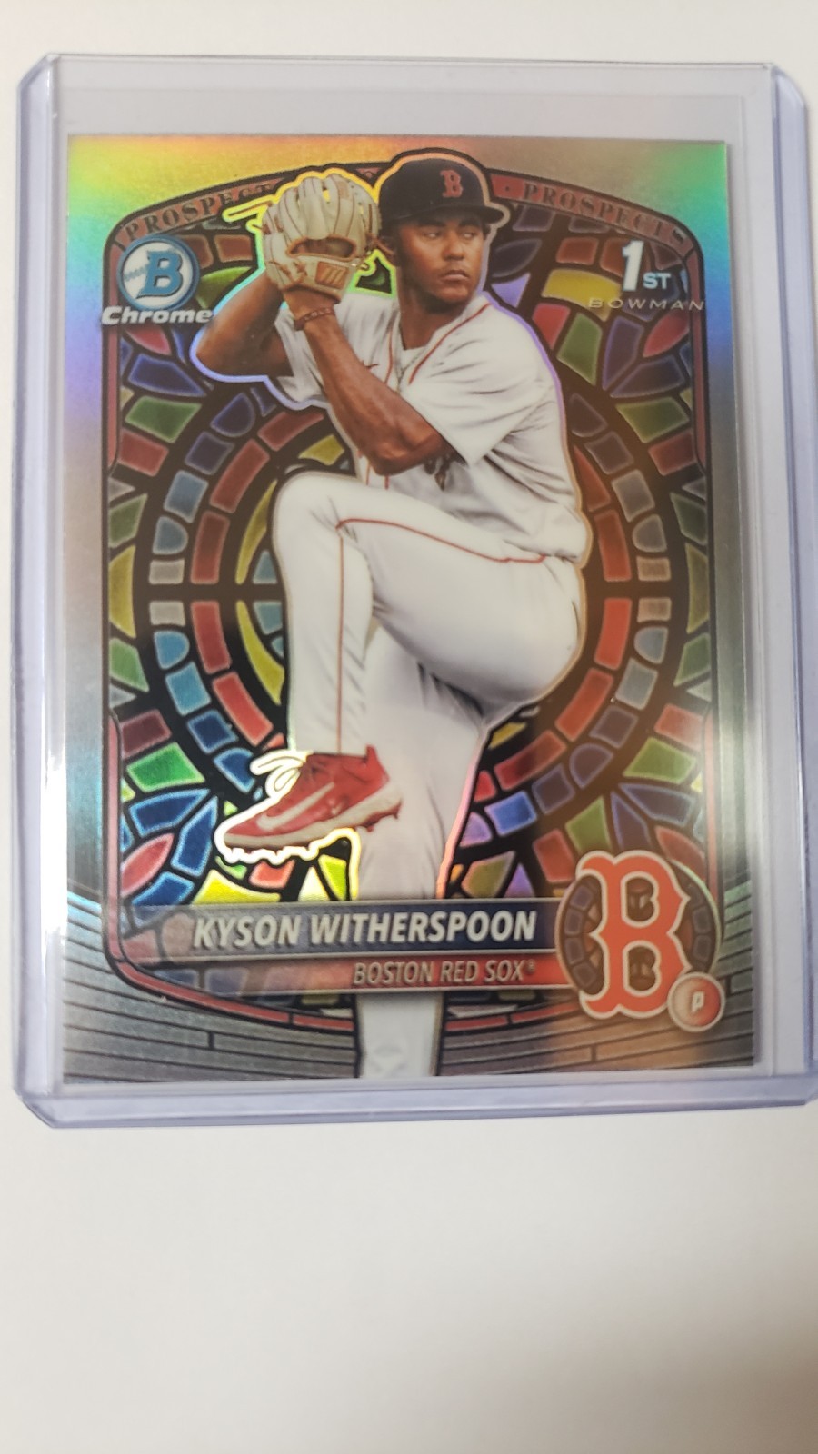 2025 Bowman Draft Kyson Witherspoon Etched In Glass SSP