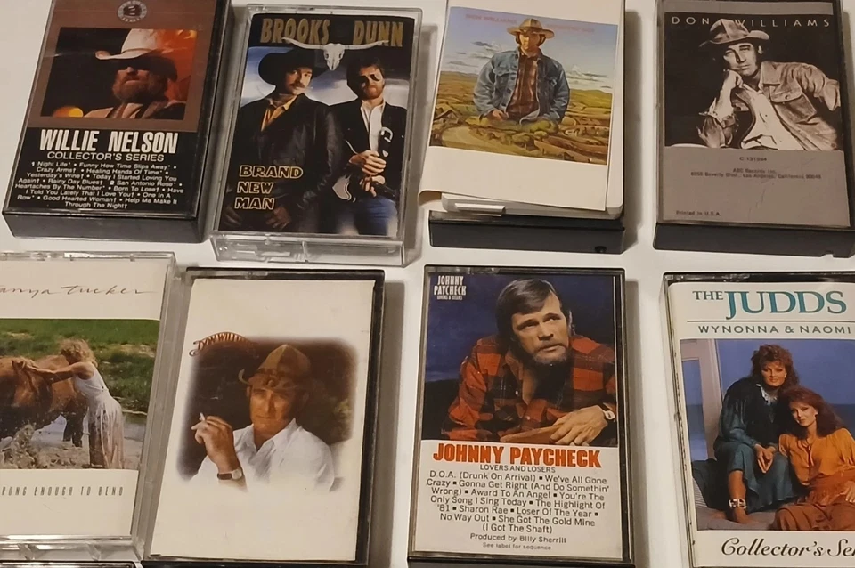 Lot of 11 Country Cassette Tapes – Don Williams, Rabbitt, Judds, Nelson & More Foto 2 de 4