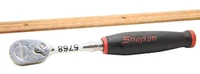 Snap-on THL72 1/4" Drive Dual 80 Tech Standard Ratchet Red Comfort Grip 6.75" US