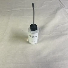 Industrial Sewing Machine White Oil Oiler 4-Oz  Bent Spout Refillable Bottle