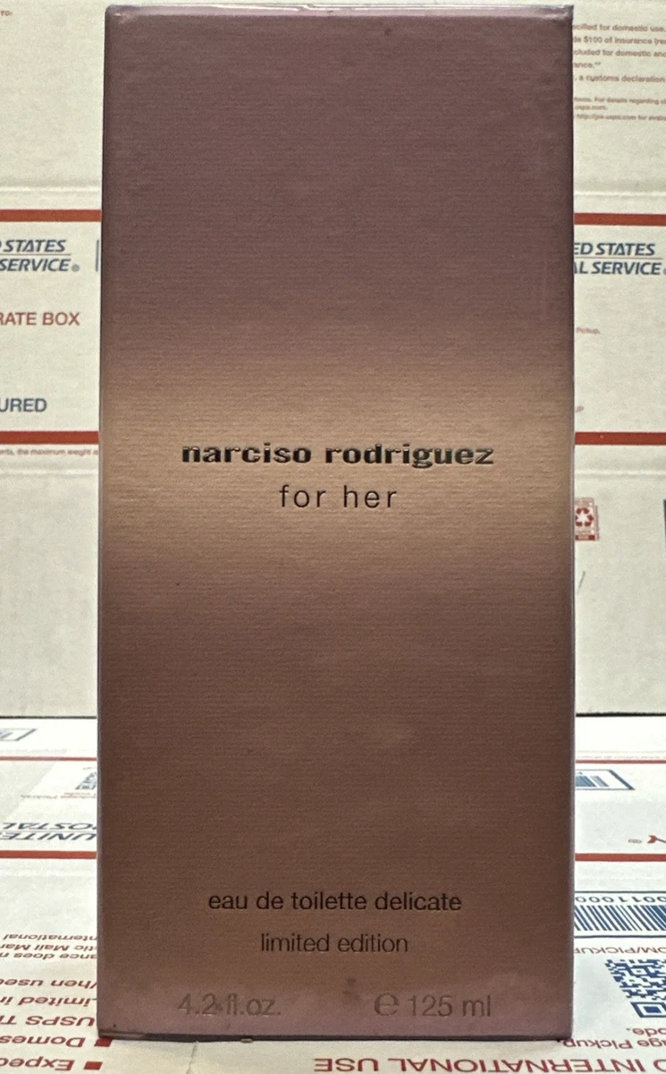 NIB NARCISO RODRIGUEZ For Her EDT DELICATE LIMITED EDITION 4.2oz