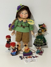 Spielzeug Martin Sonneberg Porzel Doll, LE 223/2000 Germany & Lot Souvenir Dolls