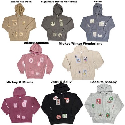 Freeze Women's Licensed Character Full Zip Patch Fleece Hoodie